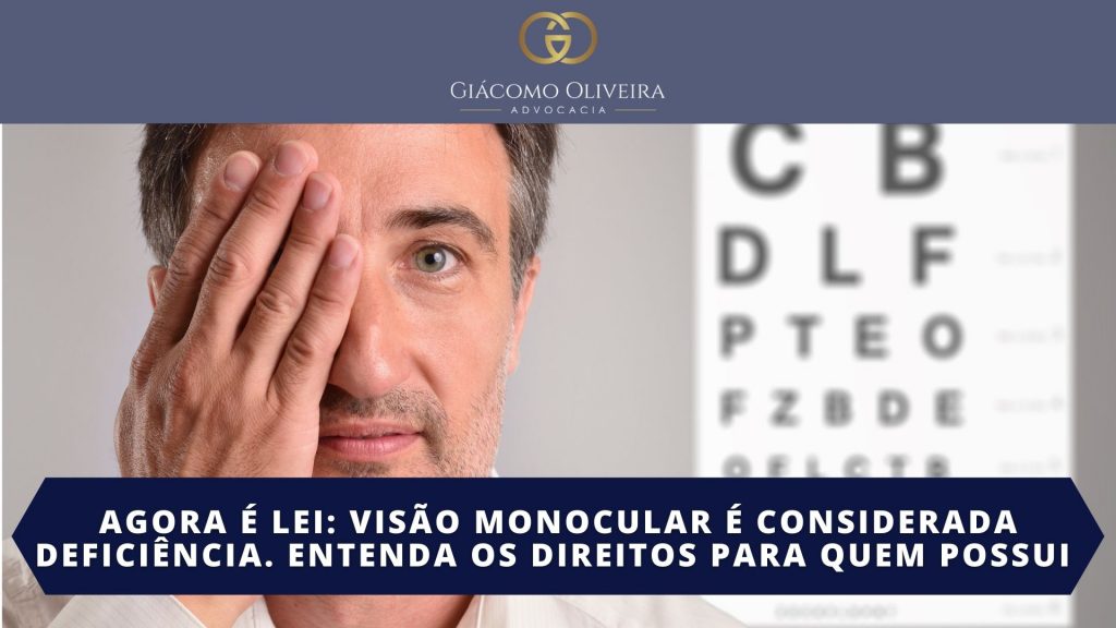 Visão Monocular Deficiência Goliveira